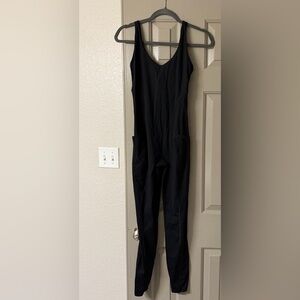 Black Sleeveless Jumpsuit